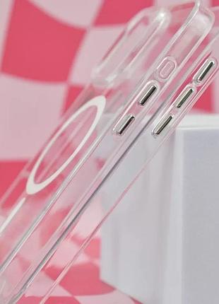 Чехол space magsafe drop protection for iphone 16 pro max transparent 3