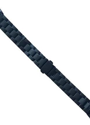 Ремінець для xiaomi mi band 8/9 3-bead metal band grey