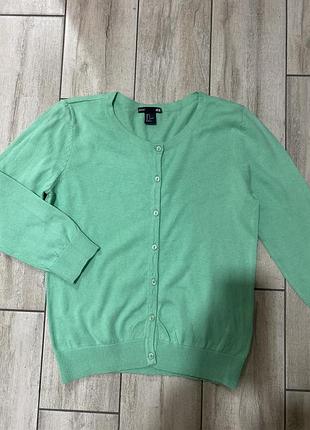 Кофта на ґудзиках бренда h&m 100%бавовна розмір s