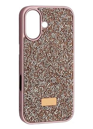 Чехол sw diamond case for iphone 16 plus titanium grey