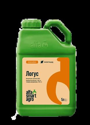 Инсекцид логус 5 л (эмактин бензонат 100 + альфа-циперметрин 100) alfa smart agro