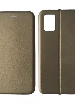 Чехол-книжка level for samsung a02s (a025) gold