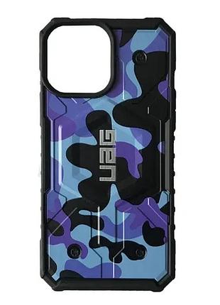 Чехол ударопрочный uag new изнаfinder magsafe for iphone 14 plus blue