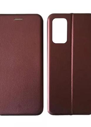 Чехол-книжка level for samsung a23 4g (a235) marsala