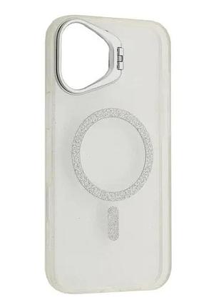 Чехол pro crystalshine fortable magsafe for iphone 16 plus clear