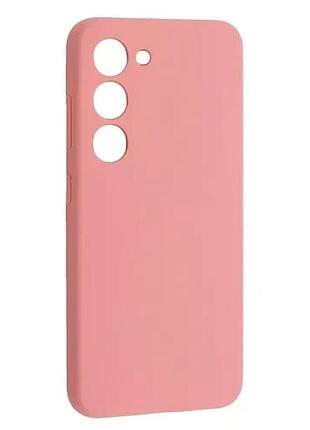 Чехол silicone case luxury для samsung s23+ (s-916) light pink