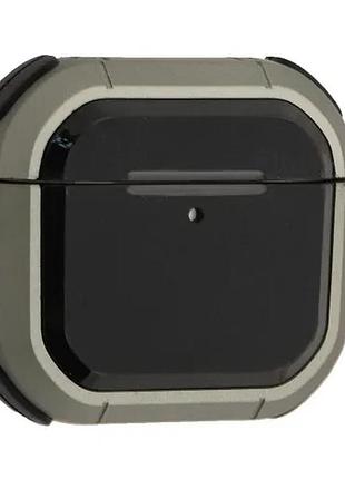 Чехол для airpods 3 bodyguard case black green