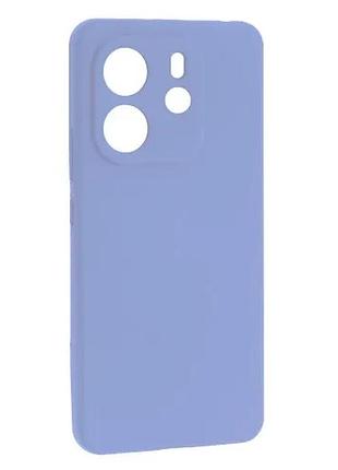 Чохол silicone case luxury для xiaomi redmi note 14 4g global version lilac