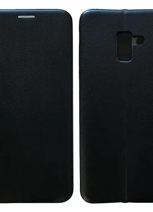 Чехол-книжка level for samsung a8 plus 2018 (a730) black
