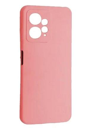 Чехол silicone case luxury для xiaomi redmi note 12 4g light pink