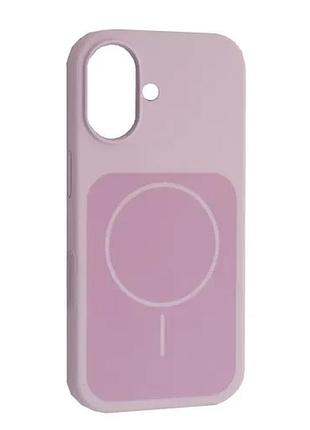 Чохол new silicone case magsafe для iphone 17 lilac