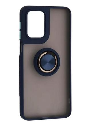 Чехол gingle ring case for motorola e14 4g blue