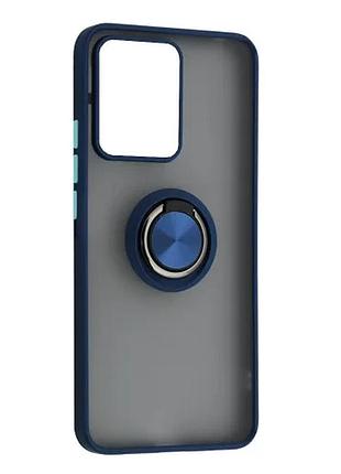 Чохол gingle ring case for xiaomi redmi note 13 4g blue