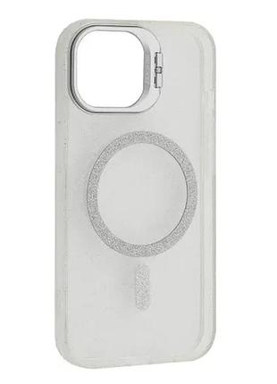 Чехол pro crystalshine fortable magsafe for iphone 15 pro max clear