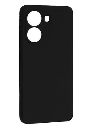 Чехол silicone case full for xiaomi poco x7 pro 5g black