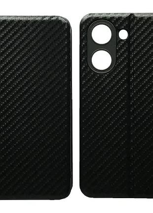 Чехол-книжка carbon for xiaomi poco x7 pro 5g black