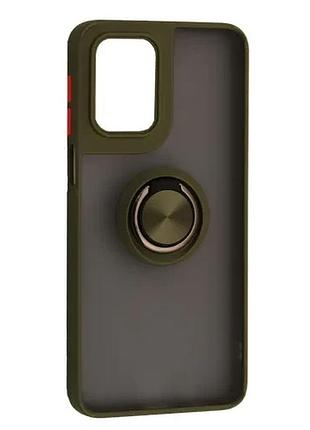 Чехол gingle ring case for motorola g55 khaki