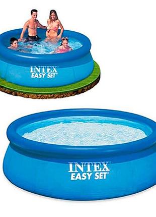 Надувной бассейн intex 28110 размер 244х76 см 3