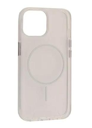 Чехол space slim magsafe drop protection original for iphone 14 pro transparent