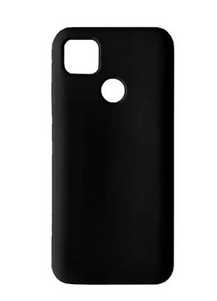 Чохол silicone case full for xiaomi redmi 9c/10a black
