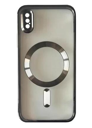 Чехол shining camera magsafe for iphone xs black