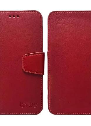 Чохол ipaky 5,0" універсальна книжка темно червона