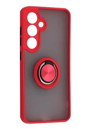 Чохол gingle ring case for samsung s24+ red