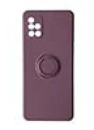 Чохол ring case для samsung a51 (a515) cherry purple