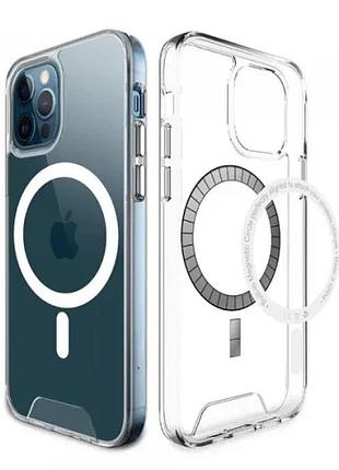 Чехол space magsafe drop protection for iphone 11 pro max transparent