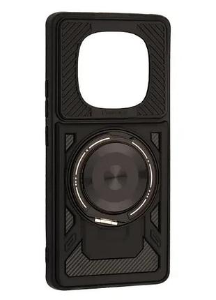 Чехол protective ring magsafe for xiaomi redmi note 14 pro 5g/poco x7 5g black