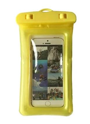 Чехол водонепроникний waterproof matte side 7 yellow