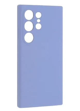 Чехол silicone case luxury для samsung s23 ultra (s-918) lilac