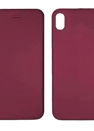 Чохол-книжка level for xiaomi redmi 7a marsala