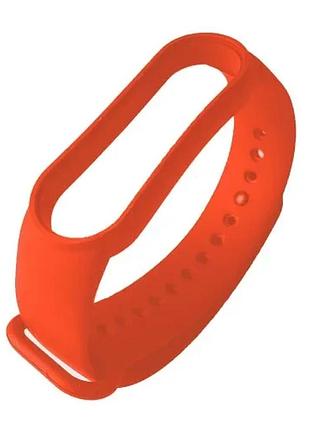 Ремешок для xiaomi mi band 5/6/7 orange