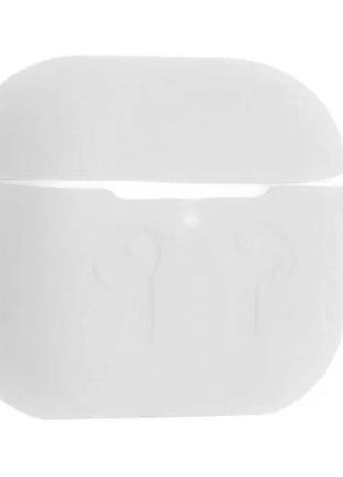 Чехол для airpods 4 силиконовый 2мм тех.пак white