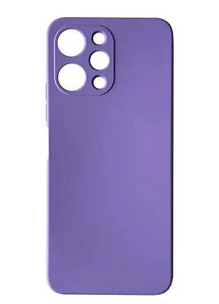 Чохол silicone case camera (no logo) для xiaomi redmi 12 lilac