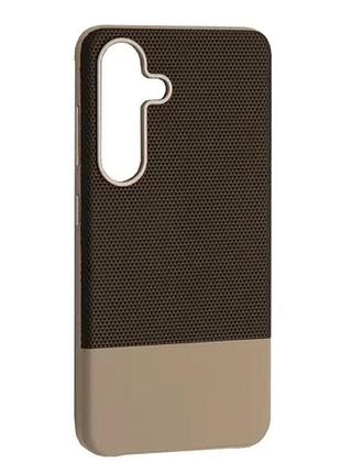 Чехол two different leather case magsafe для samsung s25 clay