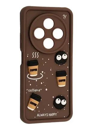 Чохол happy для xiaomi redmi 14c/а4/poco c75 brown