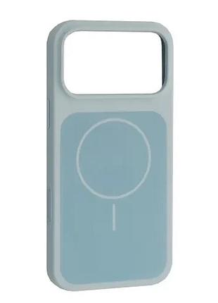 Чохол new silicone case magsafe для iphone 17 pro new sky blue