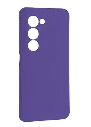 Чехол silicone case camera (no logo) для xiaomi redmi 15 5g (171mm) lilac