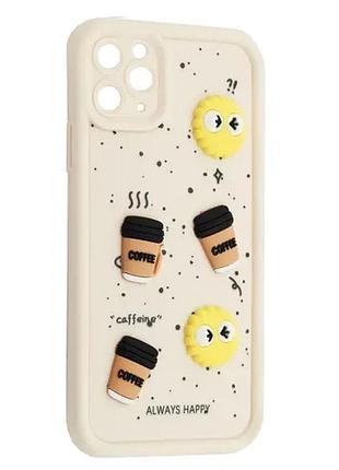 Чехол happy cookie case for iphone 11 pro max white
