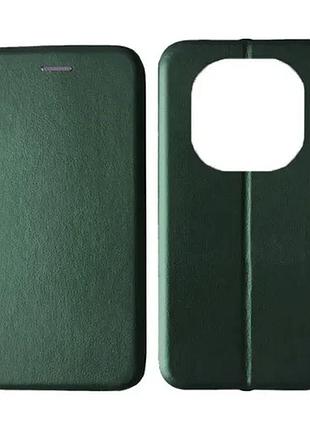 Чохол-книжка level for xiaomi redmi note 14 pro 5g/poco x7 5g midnight green