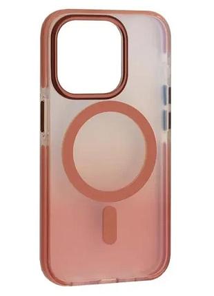 Чехол mystik magsafe case for iphone 15 pro max desert titanium