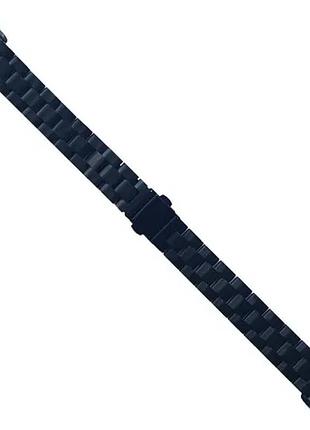 Ремінець для xiaomi mi band 8/9 3-bead metal band black