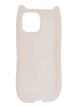 Чехол cat for iphone 13 pro max transparent