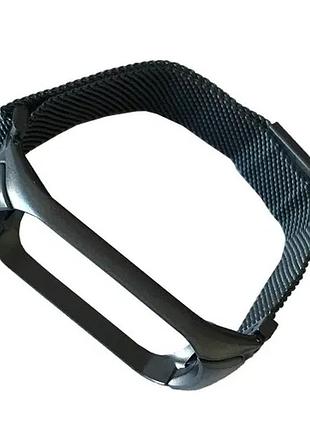 Ремінець для xiaomi mi band 3/4/5/6 milanese loop grey