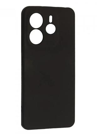 Чохол silicone case camera (no logo) для xiaomi redmi note 14 4g eu black