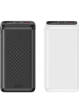 Универсальная мобильная батарея xo pb309 22.5w digital fast charger 20000mah белый