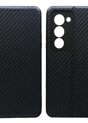 Чехол-книжка carbon for xiaomi redmi 15 (169,5мм) dark blue