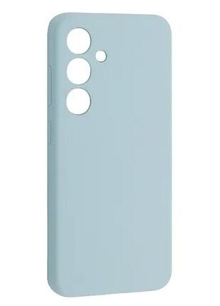 Чехол silicone case luxury для samsung s23 fe lilac cream